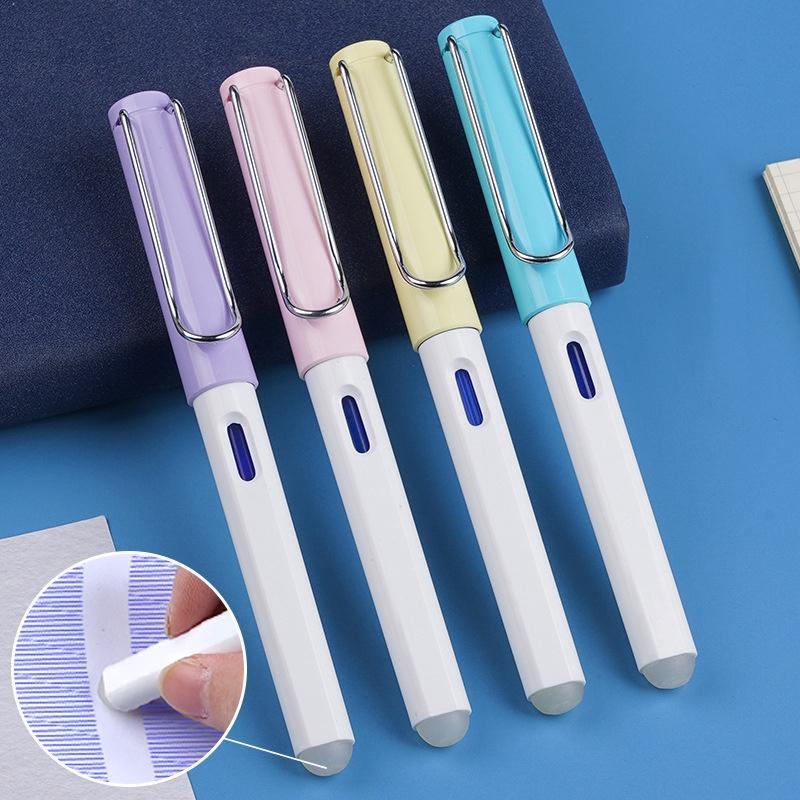 Bút máy xóa được T08 chất liệu ABS siêu bền, đẹp, cho học sinh tiểu học, dân văn phòng