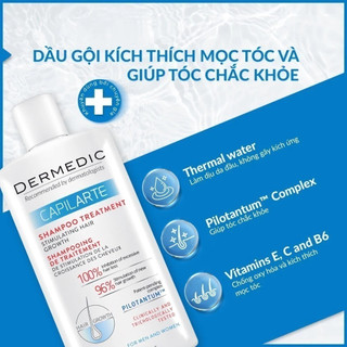 [HÀNG CÔNG TY] Dầu gội mọc tóc Dermedic Capilarte Shampoo Treatment Stimulating Hair Growth (300ml)