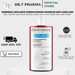 [HÀNG CÔNG TY] Dầu gội giảm rụng tóc Dermedic Capilarte Strengthening Shampoo Anti-Hair Loss 300ml