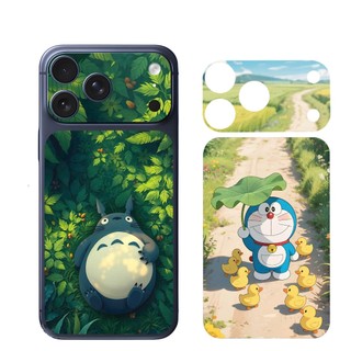 Miếng dán mặt sau kèm Camera Họa Tiết Tương Thích với 17 pro , 17 pro max