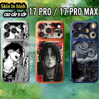 Miếng dán mặt sau kèm Camera Họa Tiết Tương Thích với 17 pro , 17 pro max