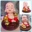 Tượng Di Lạc Thỏi Vàng Trang Trí Phong Thủy