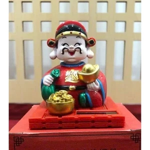 Tượng Thần Tài Thỏi Vàng Tiện Trang Trí Phòng Khách và Xe Ô Tô, Chất Liệu Nhựa