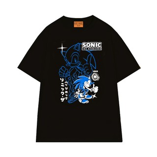 Áo Thun NGỐ TEE Hoạt Hình Sonic the Hedgehog Nhân Vật Sonic Vải Cotton Thoáng Mát Mềm Mịn
