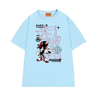 Áo Thun NGỐ TEE Nhân Vật Nhím Shadow Hoạt Hình Sonic the Hedgehog Vải Cotton Mềm Mịn