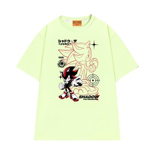 Áo Thun NGỐ TEE Nhân Vật Nhím Shadow Hoạt Hình Sonic the Hedgehog Vải Cotton Mềm Mịn