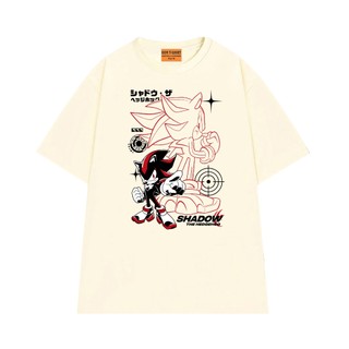 Áo Thun NGỐ TEE Nhân Vật Nhím Shadow Hoạt Hình Sonic the Hedgehog Vải Cotton Mềm Mịn