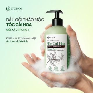 Dầu Gội Thảo Mộc Tóc Cài Hoa C’Choi Herbal Flow – Gội Xả 2 Trong 1 – Shampoo & Conditioner
