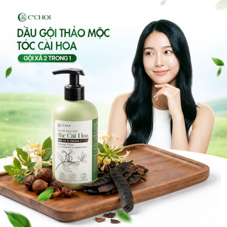 Dầu Gội Thảo Mộc Tóc Cài Hoa C’Choi Herbal Flow – Gội Xả 2 Trong 1 – Shampoo & Conditioner
