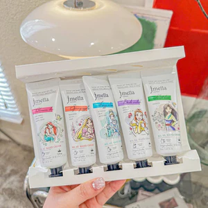 COMBO 5 TUÝP KEM DƯỠNG DA TAY NƯỚC HOA JMELLA ( TÁCH SET ko hộp)