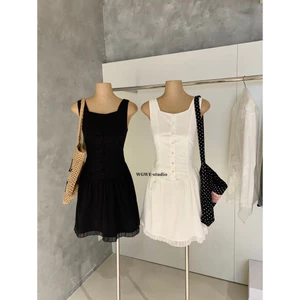 Ssu.Studio// WGWE 8807 VÁY HAI DÂY CHÂN XOÈ SIU XINH NEW HOT