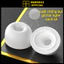 Ear tips đầu tai nghe dành cho airpod pro 3 đệm cao su có lỗ chống ồn có màng lưới