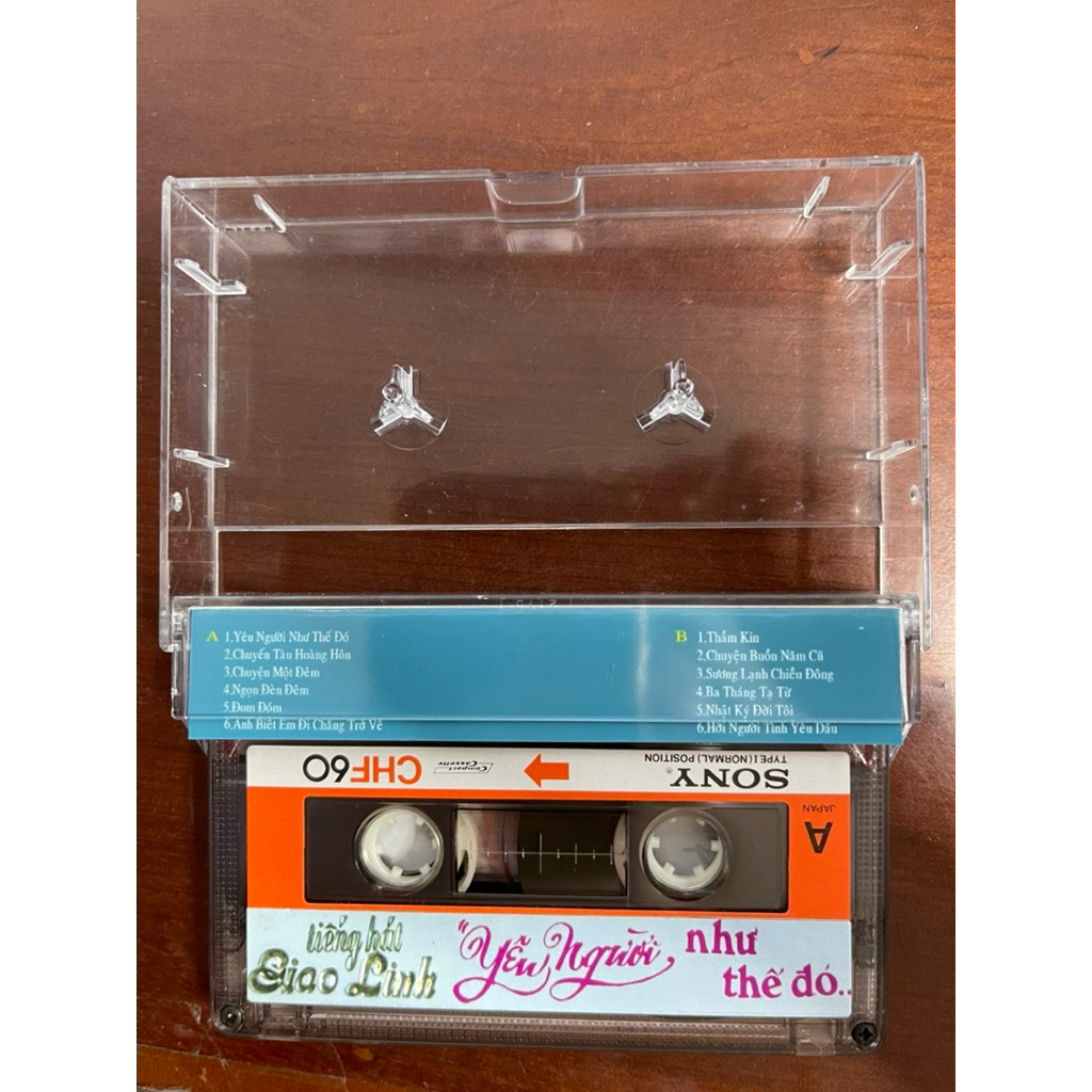 Băng Cassette Giao Linh - Yêu Người Như Thế Đó