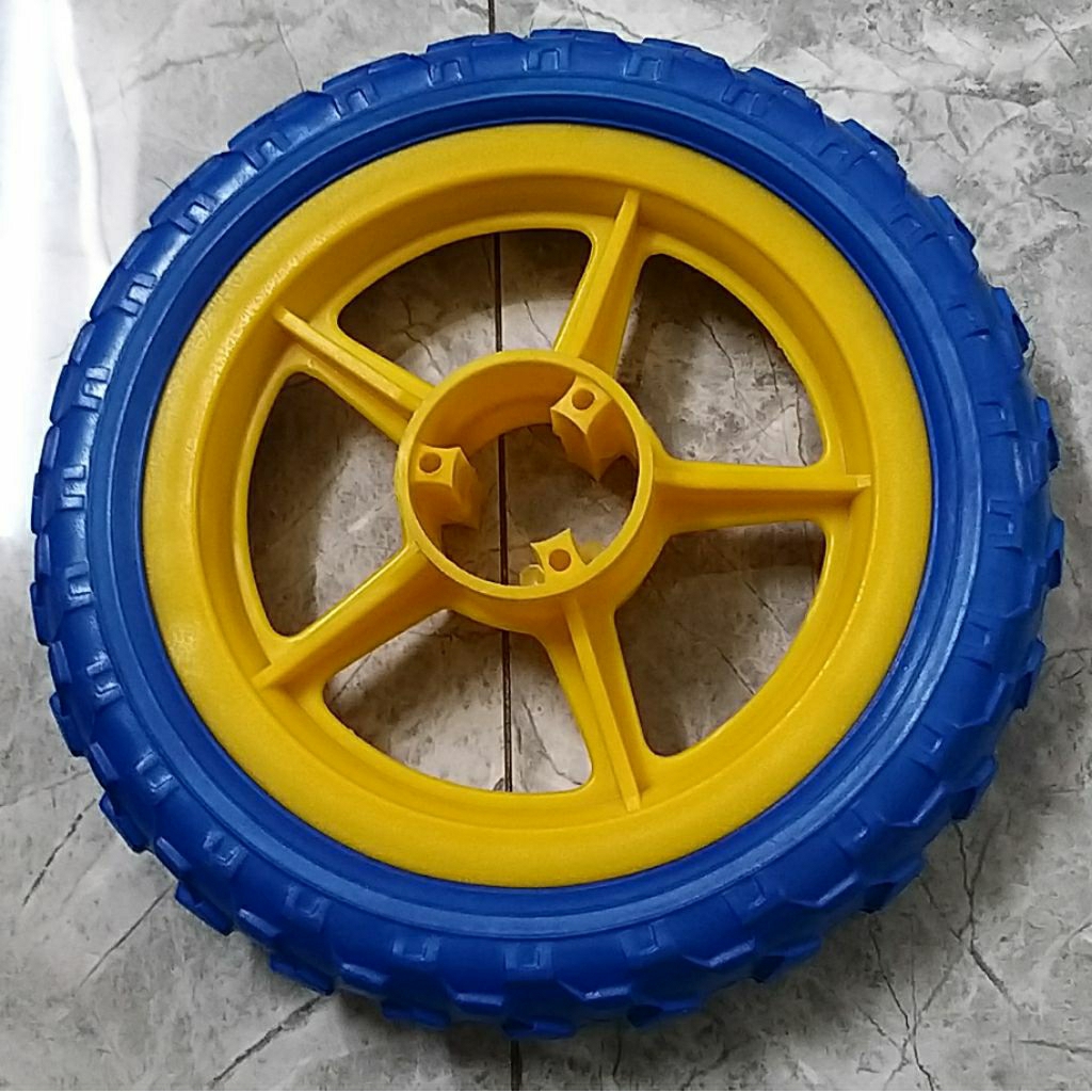 Bánh xe đạp trẻ em bằng nhựa đúc đặc 26cm(Mua 5 tặng 1 , Mua 10 tặng 2)