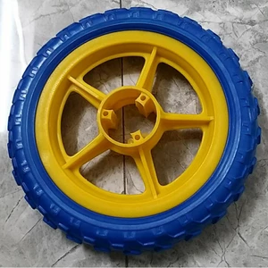 Bánh xe đạp trẻ em bằng nhựa đúc đặc 26cm(Mua 5 tặng 1 , Mua 10 tặng 2)