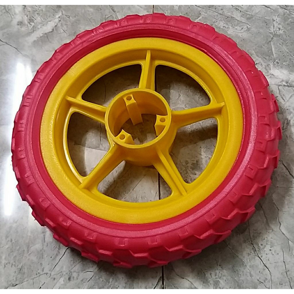 Bánh xe đạp trẻ em bằng nhựa đúc đặc 26cm(Mua 5 tặng 1 , Mua 10 tặng 2)