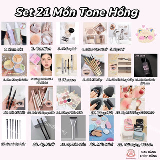 Bộ trang điểm XIXI-Sonbeauty 17 món xinh  Cosmetic S Kem Nữ  Phấn Phủ Mỹ Phẩm Women Mascara Mascara