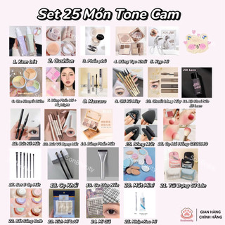 Bộ trang điểm XIXI-Sonbeauty 17 món xinh  Cosmetic S Kem Nữ  Phấn Phủ Mỹ Phẩm Women Mascara Mascara