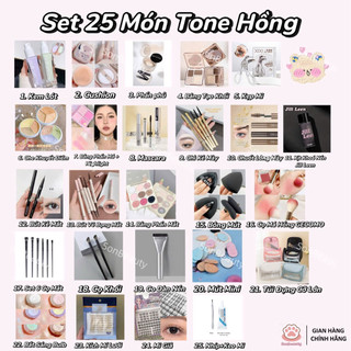 Bộ trang điểm XIXI-Sonbeauty 17 món xinh  Cosmetic S Kem Nữ  Phấn Phủ Mỹ Phẩm Women Mascara Mascara