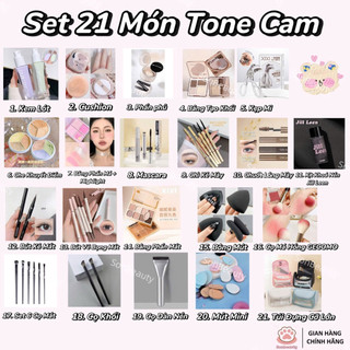 Bộ trang điểm XIXI-Sonbeauty 17 món xinh  Cosmetic S Kem Nữ  Phấn Phủ Mỹ Phẩm Women Mascara Mascara