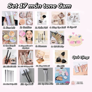Bộ trang điểm XIXI-Sonbeauty 17 món xinh  Cosmetic S Kem Nữ  Phấn Phủ Mỹ Phẩm Women Mascara Mascara