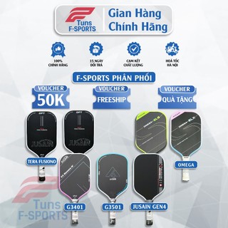 (Chính Hãng) Vợt Pickleball Jusain Tera Full Foam, Omega, Arena Master, VX Series IV Gen 3 – Trợ Lực & Kiểm Soát Cao