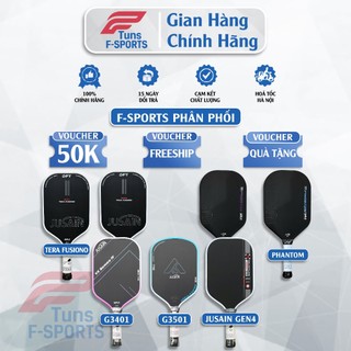 (Chính Hãng) Vợt Pickleball Jusain Tera, Phantom, Jusain Gen 4– Carbon Nhám Ép Nóng, Kiểm Soát Tốt, tăng lực đánh