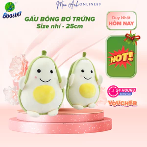Gấu bông quả bơ trứng, trái bơ trứng siêu cute size nhỏ Mini - Quà tặng lưu niệm đồ chơi