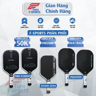 (Chính Hãng) Vợt Pickleball Jusain Tera, Jusain Phantom, Jusain Gen 4 – Kiểm Soát Tốt, Trợ lực cao