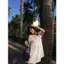 2Soonsumff Đầm babydoll dáng ngắn tay bồng phối ren ngực kèm quần short ngắn, set đồ đi chơi mùa hè ngọt ngào