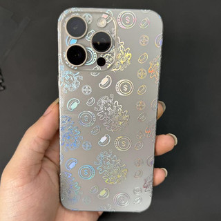 Miếng Dán Lưng Viền iPhone PPF Nhám Hình Thần Tài Phát Lộc Phát Tài Phản Quang Ngũ Sắc – Từ iPhone 12 Đến 17 Pro Max