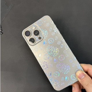 Miếng Dán Lưng Viền iPhone PPF Nhám Hình Thần Tài Phát Lộc Phát Tài Phản Quang Ngũ Sắc – Từ iPhone 12 Đến 17 Pro Max