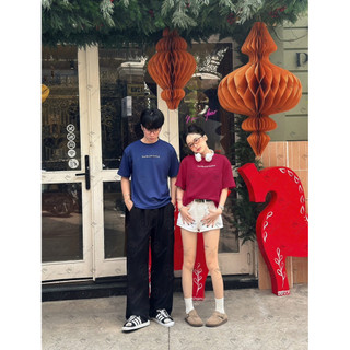 Áo Phông Form Boxy Lumi Wear A01 Unisex - Áo Thun Local Brand Tay Ngắn Cổ Tròn Cao Cấp, Vải Mềm Mát Nam Nữ