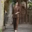 Pháp Phục Nữ Liên Hoa – Đồ Lam Nữ Cổ Bồ Đề, Thanh Lịch Đi Chùa - Hàng Thiết Kế