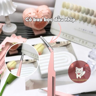 [UUYP] Set 2 Nhíp Gắp Mi UUYP Đa Năng Vỏ Hồng, Thép Không Gỉ (K-K505)