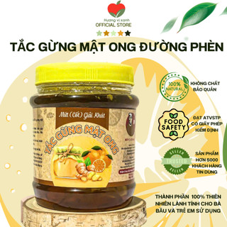 TẮC GỪNG MẬT ONG ĐƯỜNG PHÈN, TRÀ TẮC MẬT ONG ĐẸP DA, GIỮ DÁNG, GIẢM CÂN, GIẢM HO GIÀU VITAMIN TỐT CHO CƠ THỂ 1 KG- HVX