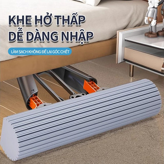 Cây Lau Nhà Tự Vắt Mút Xốp PVA Thông Minh Chổi Lau Sàn Hút Sạch Tóc Lông Chó Mèo & Bụi Mịn Siêu Sạch