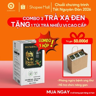 [TẶNG QUÀ TẾT] Combo 3 Hộp Trà Xạ Đen Sunbeleaf - Thanh Lọc Cơ Thể, Bảo Vệ Gan Và Hỗ Trợ Chức Năng Gan