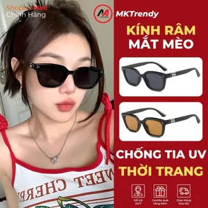 Kính râm mắt mèo MKTRENDY kính mát thời trang nam nữ cao cấp đi đường chống tia UV chống bụi M2329
