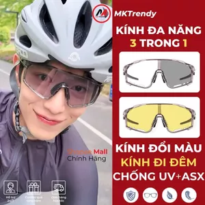 Kính đi đêm ngày đổi màu bảo vệ mắt MKTRENDY nam nữ đi đường giúp tầm nhìn rõ nét chống tia UV chống bụi F1