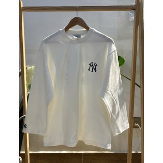 Áo Long Tee Unisex MLB chính hãng, chất liệu cotton dày dặn, phom xuông, tay dài, phong cách hiện đại, trẻ trung