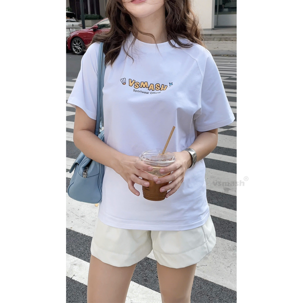 Áo Thun Cầu Lông Unisex Vsmash Sportwear "INSTAGRAM POST" – Vải Bông Em Bé Mềm Mịn Cao Cấp, Thoáng Mát,Thấm hút tốt
