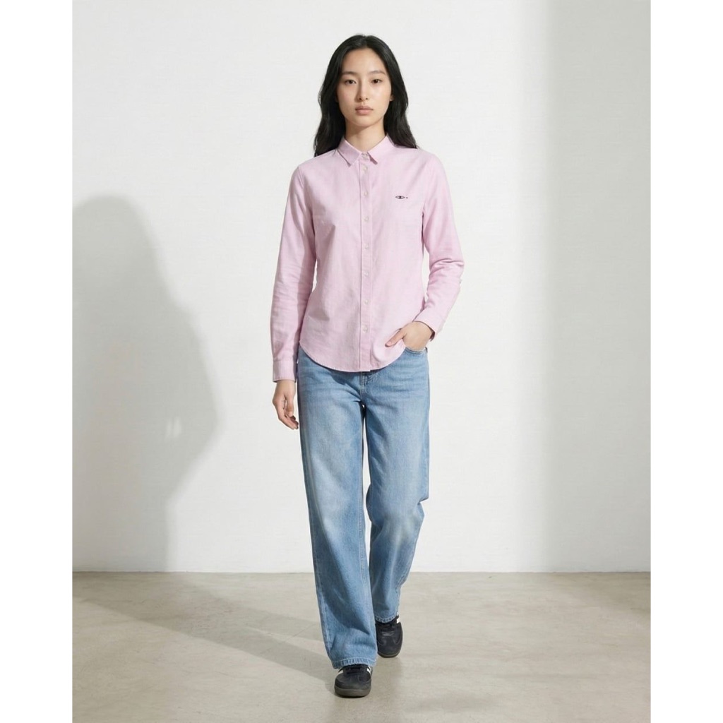 TheBlueTshirt - Áo sơ mi cao cấp tay dài phom regular cho nữ - The A Classic Oxford