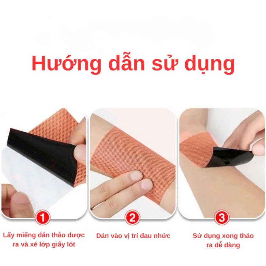 Combo 6 túi (300 Miếng) Miếng dán ngải cứu gừng , dán vào vị trí đau nhức, giảm đau giảm sưng
