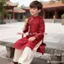 LeNguyenBaby Áo Dài Gấm rồng Phúc Lộc Chất Lụa Mềm Mại Size 7-45kg Thoải Mái Cho Tết Nguyên Đán