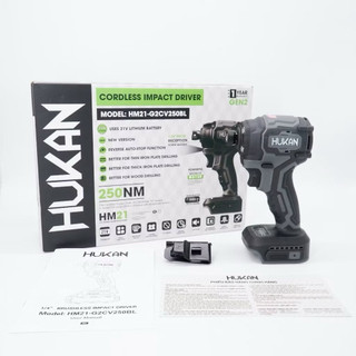 Chuyên Vít Hukan 250N.m - Thân Máy chuyên vít pin Hukan, Lực siết 250Nm, 4 tốc độ, 4 tính năng - Chân pin