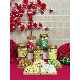 COMBO NGŨ VỊ HẠT SEN nhà Senfarm - Mứt Tết - Bánh Tết - Quà Tết