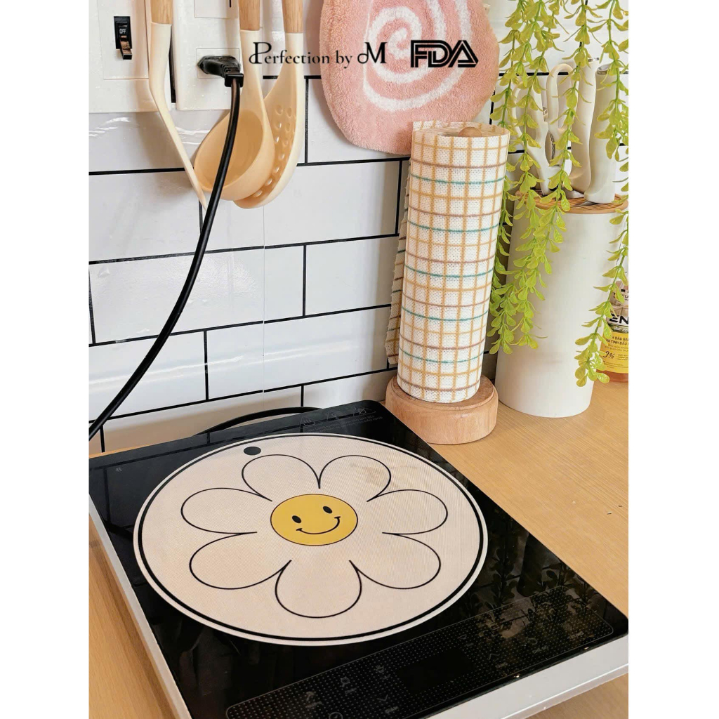 [CHÍNH HÃNG] Miếng lót bếp từ Perfection M-Mat – Silicone FDA, chịu nhiệt, chống xước, bảo vệ bếp