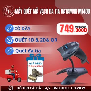[QUÉT KHÔNG DÂY] Máy quét mã vạch đa tia WISNON S014 không dây. Máy quét mã vạch, đọc mã đa tia, tặng kèm chân đế