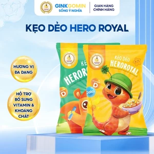 Kẹo Dẻo Trái Cây HeroRoyal Cho Bé Thơm ngon, Hỗ trợ bổ sung vitamin và khoáng chất cho bé từ 1 tuổi 10 Gói G42